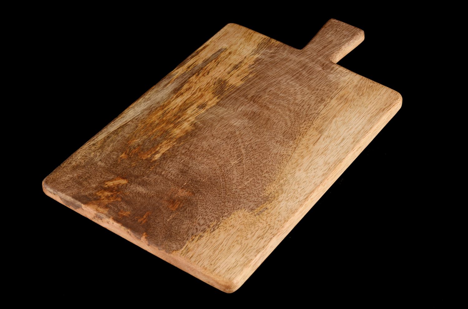 Mango Wood Cutting Board with Handle Rupadatu House of Handcraft